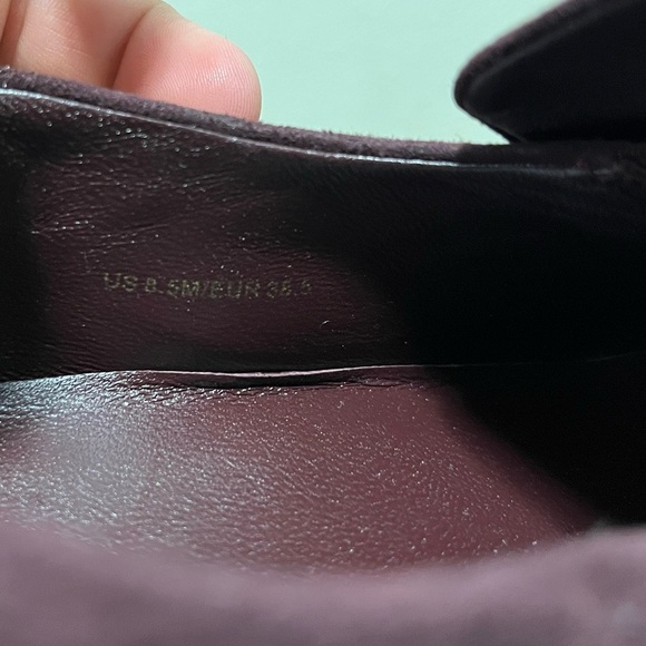 VINCE Women's Zeta Platform Loafers In Dahlia Wine Slip on Size 8.5 - Picture 3 of 9